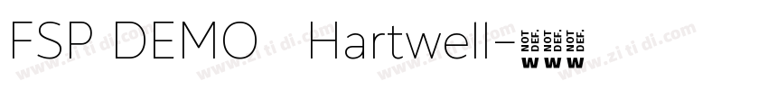 FSP DEMO   Hartwell字体转换